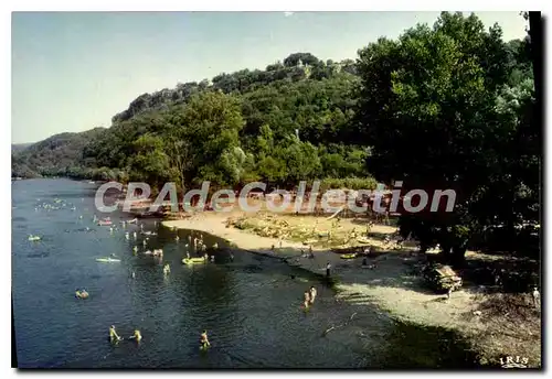 Cartes postales moderne Cenac Les Bords De La Dordogne La Plage