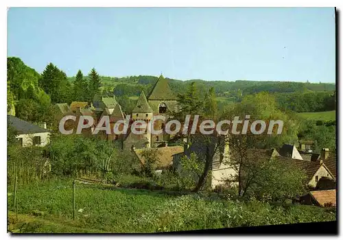 Moderne Karte Saint Genies Le Chateau Et I'Eglise