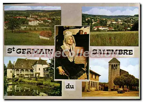 Cartes postales moderne St Germain Du Salembre Vues Generales