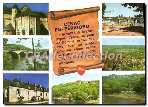 Cartes postales moderne Cenac L'Eglise Le Pont Sur La Dordogne