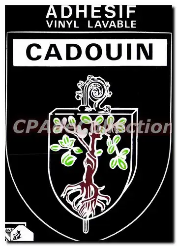 Cartes postales moderne Cadouin blason adh�sif