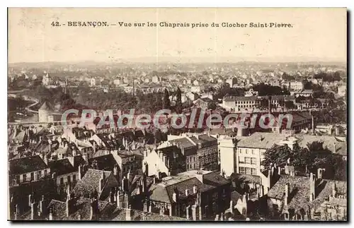 Cartes postales Besancon Vue Sur Les Chaprais Prise Du Clocher Saint Pierre