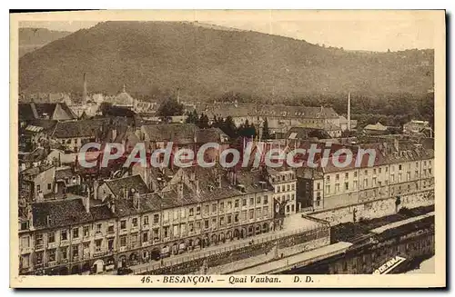 Cartes postales Besancon Les Bains Quai Vauban