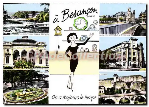 Cartes postales moderne Besancon Les Bains on a toujours le temps