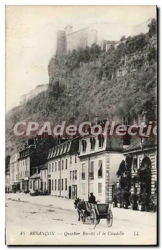 Ansichtskarte AK Besancon Quartier Rivotte Et La Citadelle