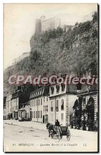 Cartes postales Besancon Quartier Rivotte Et La Citadelle