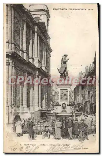 Cartes postales Besancon Statue De Claude Jouttroy