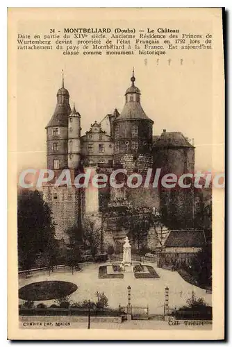 Cartes postales Montbeliard Le Ch�teau