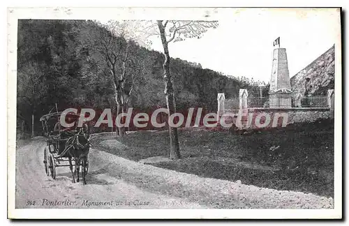 Ansichtskarte AK Pontarlier Monument De La Cluse