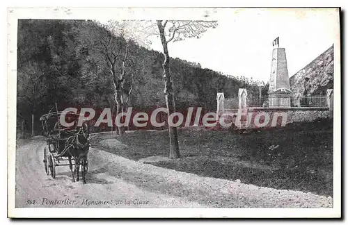 Cartes postales Pontarlier Monument De La Cluse