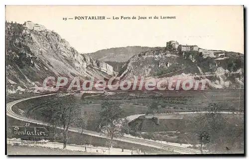 Cartes postales Pontarlier Les Forts De Joux Et Du Larmont
