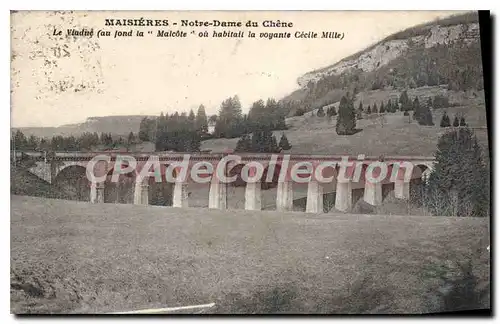 Cartes postales Maisieres Notre Dame Du Chene viaduc voyante C�cile Mille