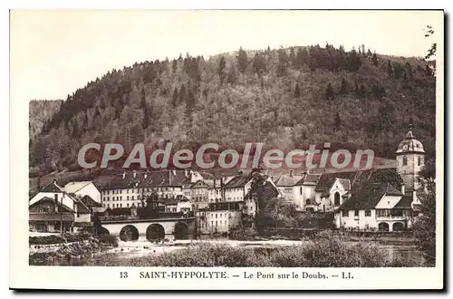 Cartes postales Saint Hyppolyte Le Pont Sur Le Doubs