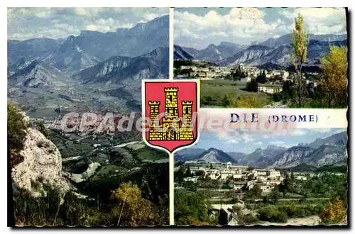 Cartes postales DIE Vue Generale La Drome