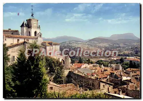 Cartes postales moderne Crest Vue Pittoresque Au Fond Rochecolombe