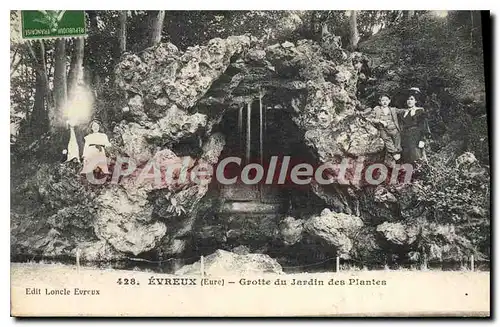 Cartes postales Evreux Grotte Du Jardin Des Plantes