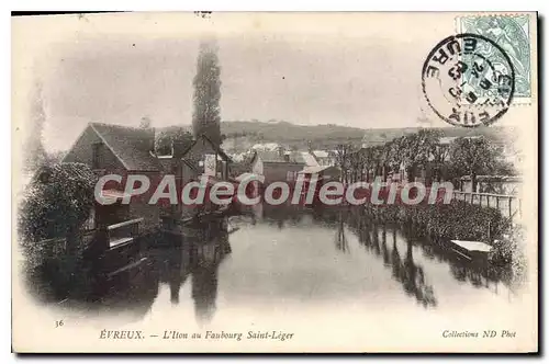 Cartes postales Evreux L'iton Au Faubourg Saint Leger
