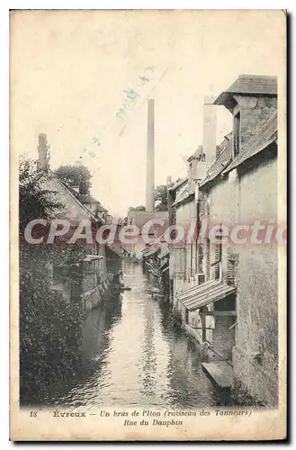 Cartes postales Evreux Un Bras De I'Iton Rue Du Dauphin