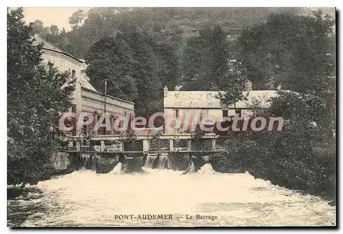 Cartes postales Pont Audemer Le Barrage