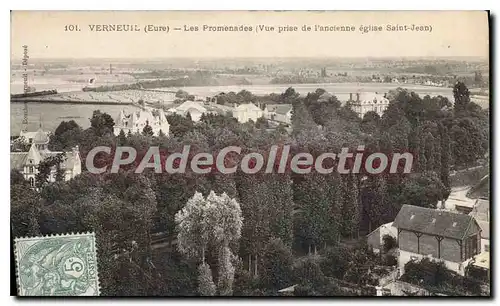 Cartes postales Verneuil Sur Avre Les Promenades