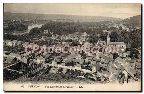 Cartes postales Vernon Vue Generale De Vernonnet