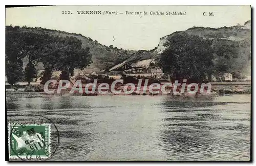 Ansichtskarte AK Vernon Vue Sur La Colline St Michel