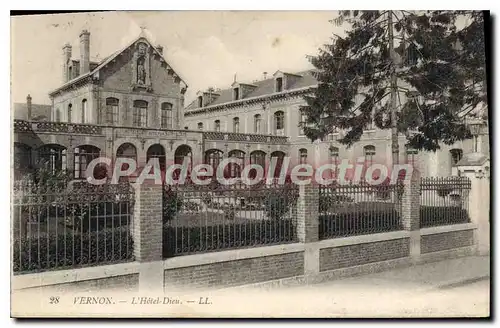 Cartes postales Vernon L'Hotel Dieu