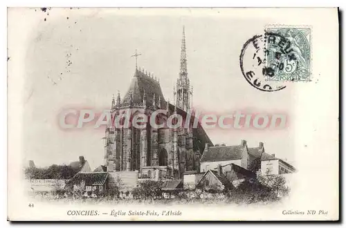 Ansichtskarte AK Conches Eglise Saint Foix I'Abside