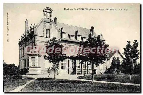 Ansichtskarte AK Verneuil Ecole Des Roches Les Pins