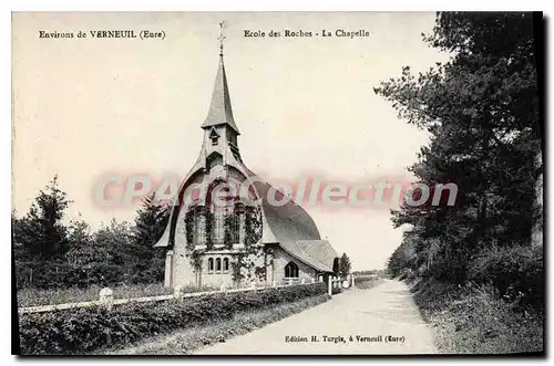 Ansichtskarte AK Verneuil Ecole Des Roches La chapelle