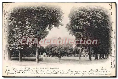 Ansichtskarte AK Louviers La Place De La Republique