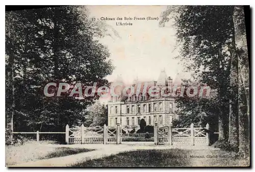 Cartes postales Chateau Des Bois Francs L'Arrivee