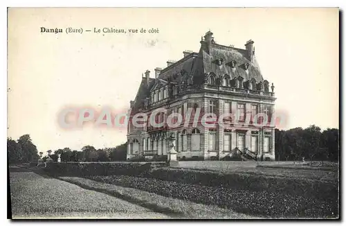 Cartes postales Dangu Le Chateau Vue De Cote