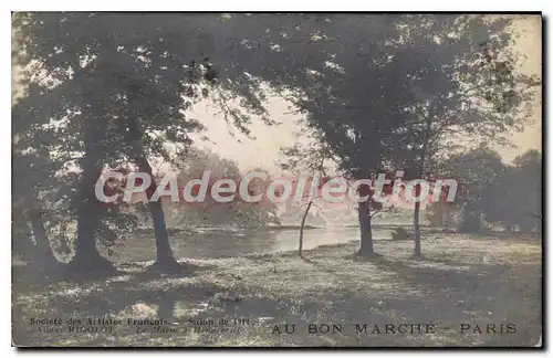 Cartes postales Au Bon Marche Paris Albert RIGOLOT le matin � Hendreville