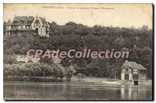 Cartes postales Portejoie Vue Sur Le Nouveau Chateau D'Herqueville