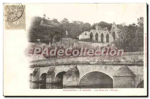 Cartes postales Beaumont Le Roger La Pont De L'Etang