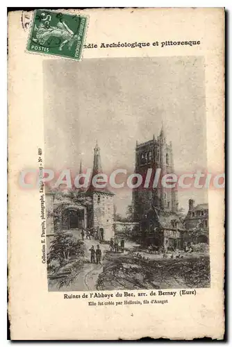 Cartes postales Ruines De I'Abbaye Du Bec Arr De Bernay