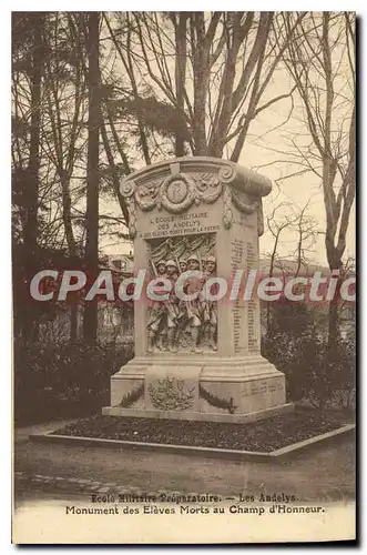 Cartes postales  Les Andelys Ecole militaire pr�paratoire Monument Des Eleves Morts Au Champ D'Honneur