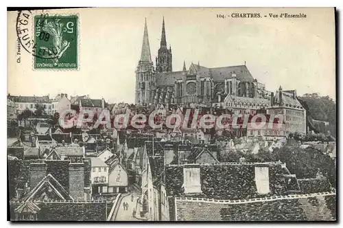 Ansichtskarte AK Chartres Vue D'Ensemble