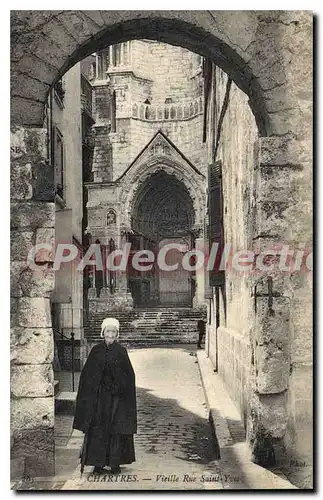 Cartes postales Chartres Vieille Rue Saint Yes