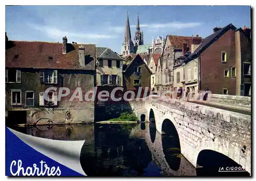 Cartes postales moderne Chartres Le Pittoresque Des Bords De I'Eure