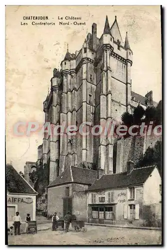 Cartes postales Chateaudun Le Chateau Les Contreforts Nord Ouest