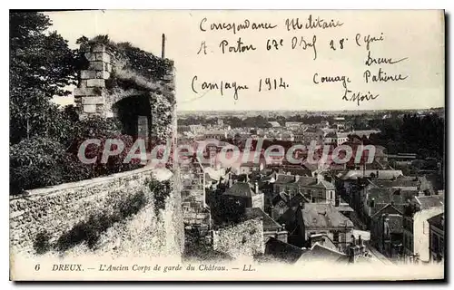 Ansichtskarte AK Dreux L'Ancien Corps De Garde Du Chateau