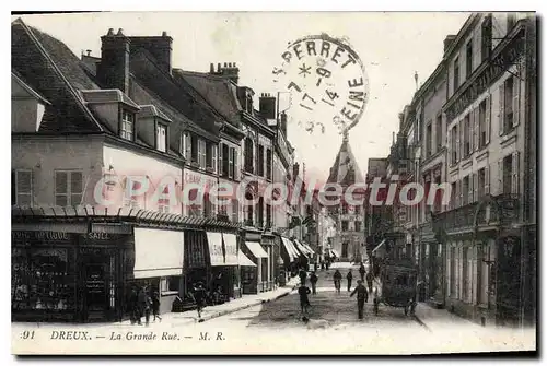 Cartes postales Dreux La Grande Rue