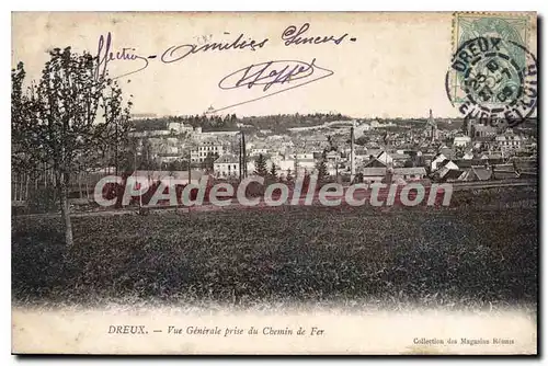 Cartes postales Dreux Vue Generale Prise Du Chemin De Fer