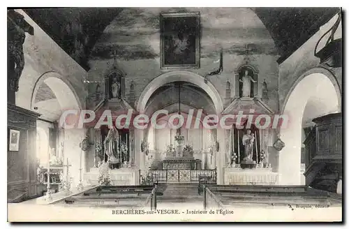 Cartes postales Bercheres Sur Vesgre Interieur De I'Eglise