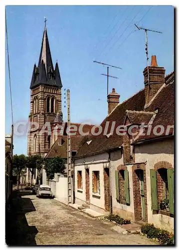 Cartes postales moderne Chateaunenf En Thymerais La Rue De La Lune Et I'Eglise