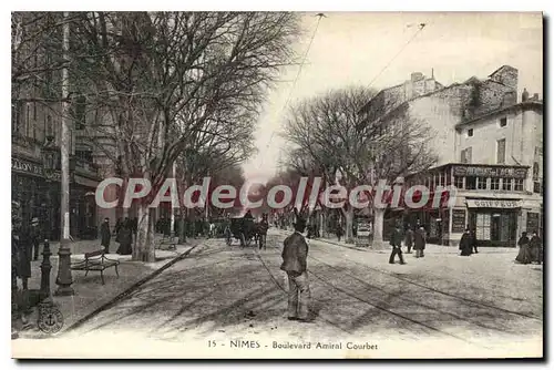 Cartes postales Nimes Boulevard Amiral Courbet