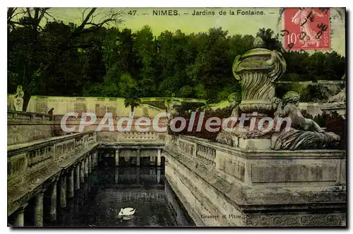 Cartes postales Nimes Jardins De La Fontaine