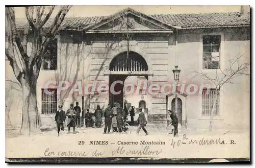 Cartes postales Nimes Caserne Montcalm